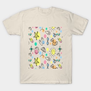 Summer Beach Design T-Shirt